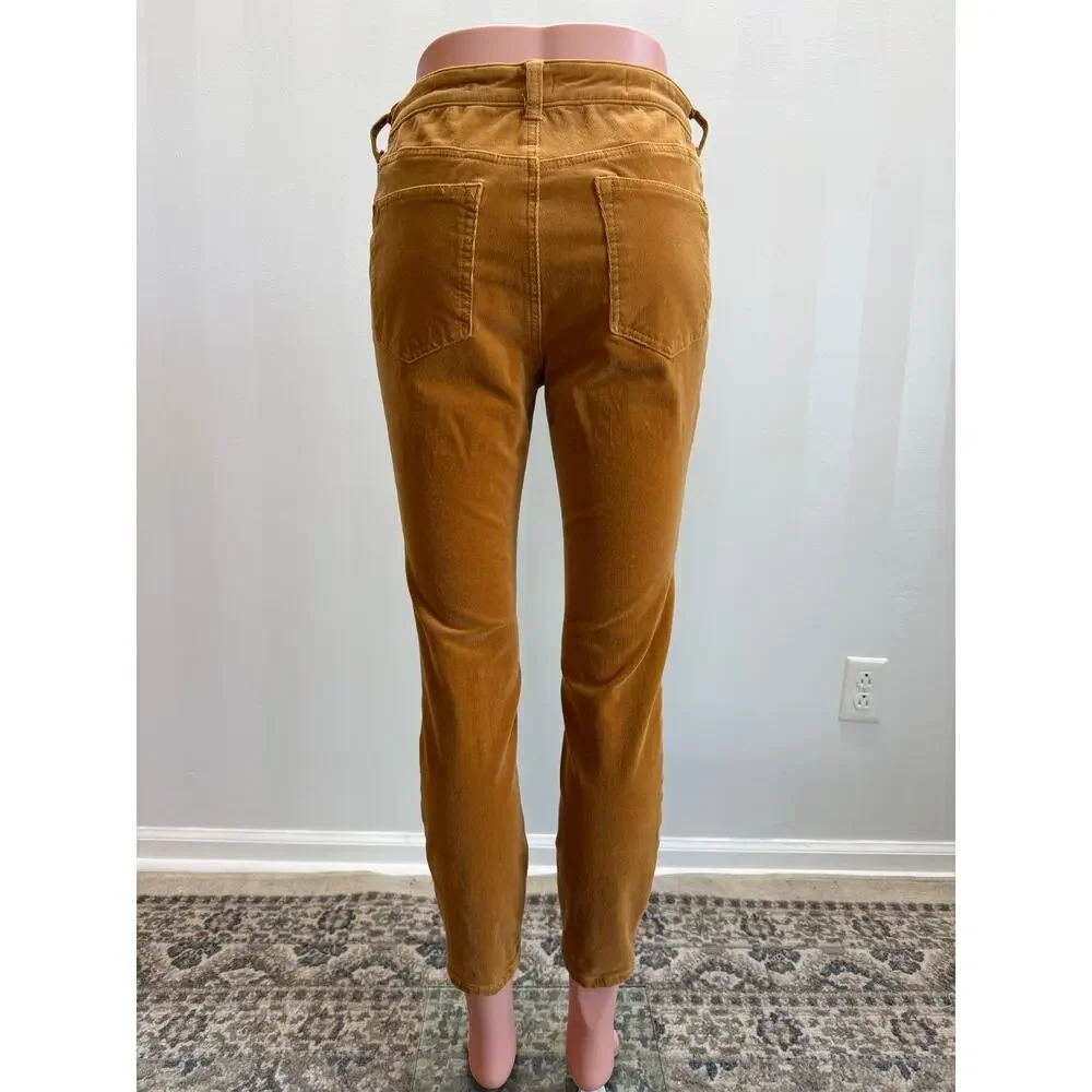 ANTHROPOLOGIE PILCRO Women’s Skinny Corduroy Button Fly Ankle Jeans Sz 29 - Picture 4 of 12